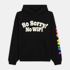 Madhappy So Sorry No Wifi Hoodie Size Large